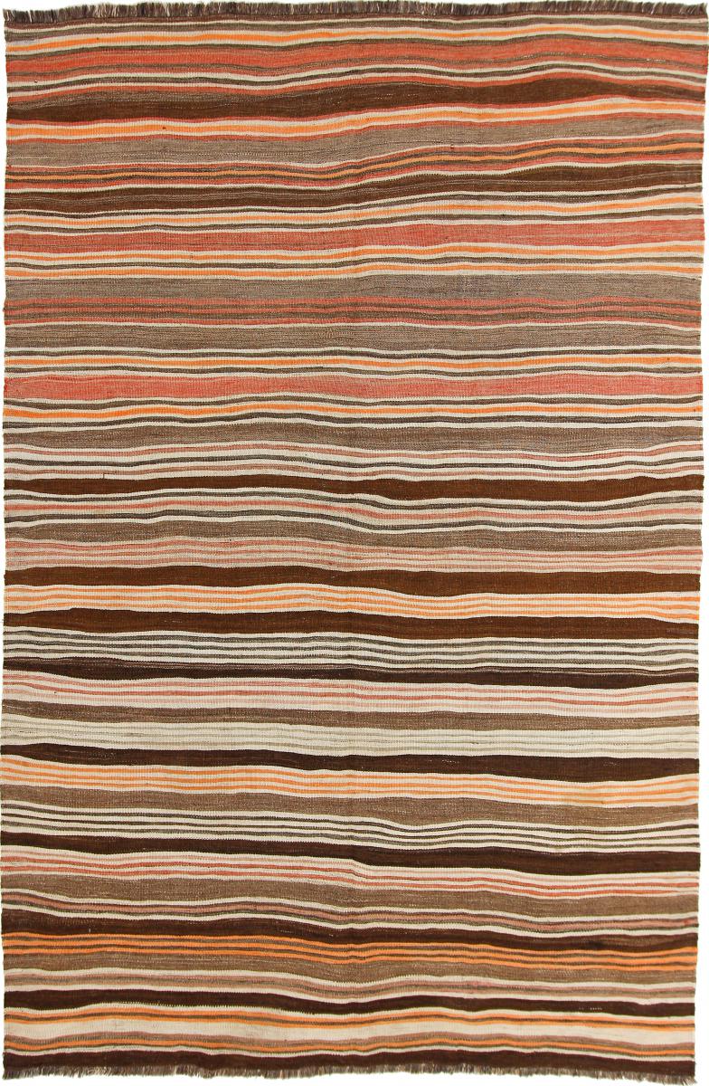 Tappeto persiano Kilim Fars Antico 276x181 276x181, Tappeto persiano Tessuto a mano