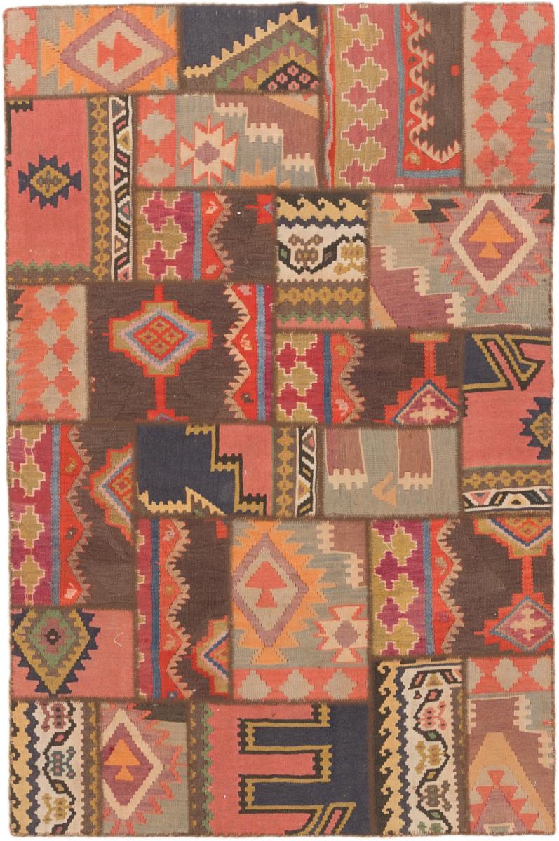  ペルシャ絨毯 キリム パッチワーク 180x120 180x120,  ペルシャ絨毯 手織り