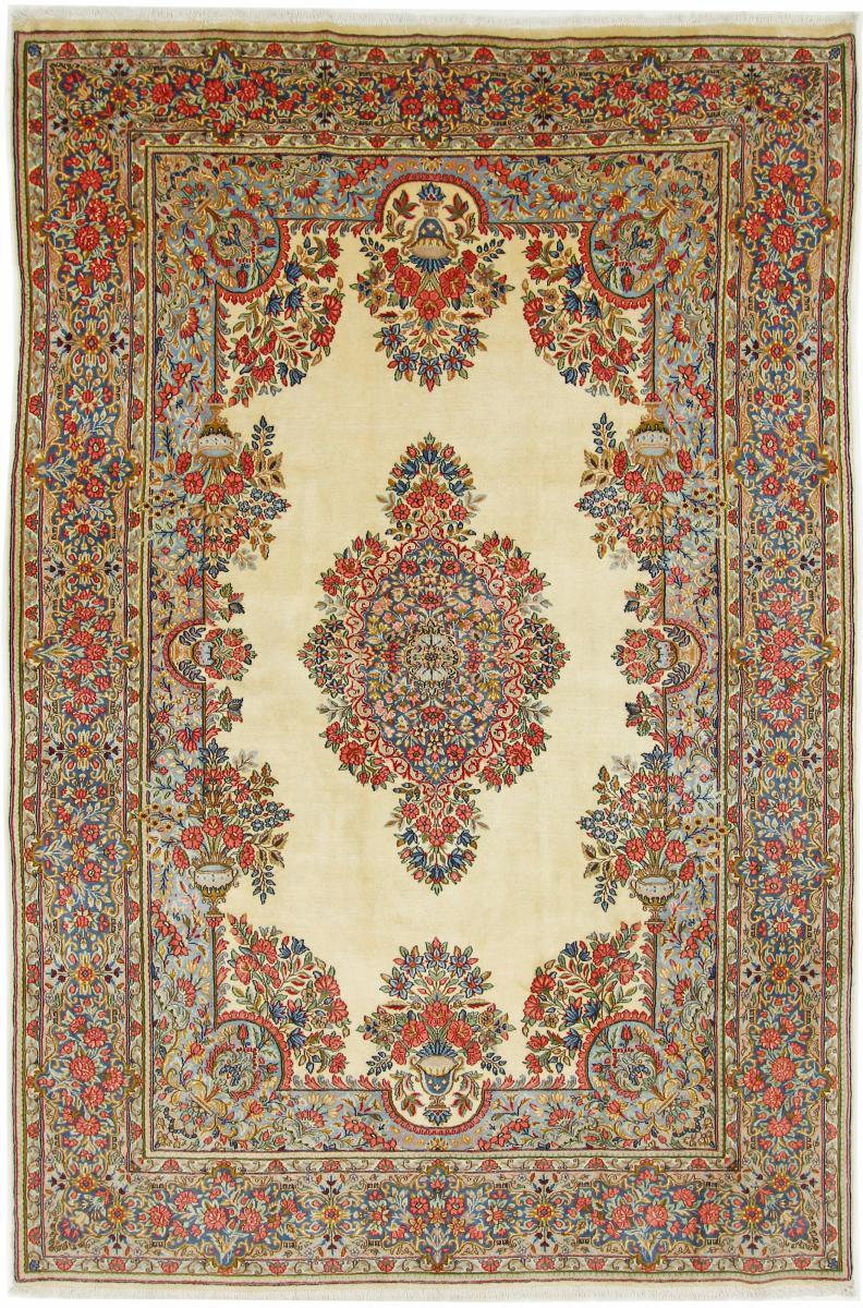 Persian Rug Kerman 8'11"x5'11" 8'11"x5'11", Persian Rug Knotted by hand