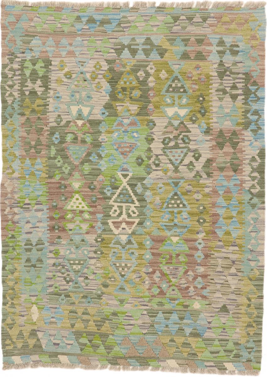 Tapis afghan Kilim Afghan Heritage 4'7"x3'4" 4'7"x3'4", Tapis persan Tissé à la main