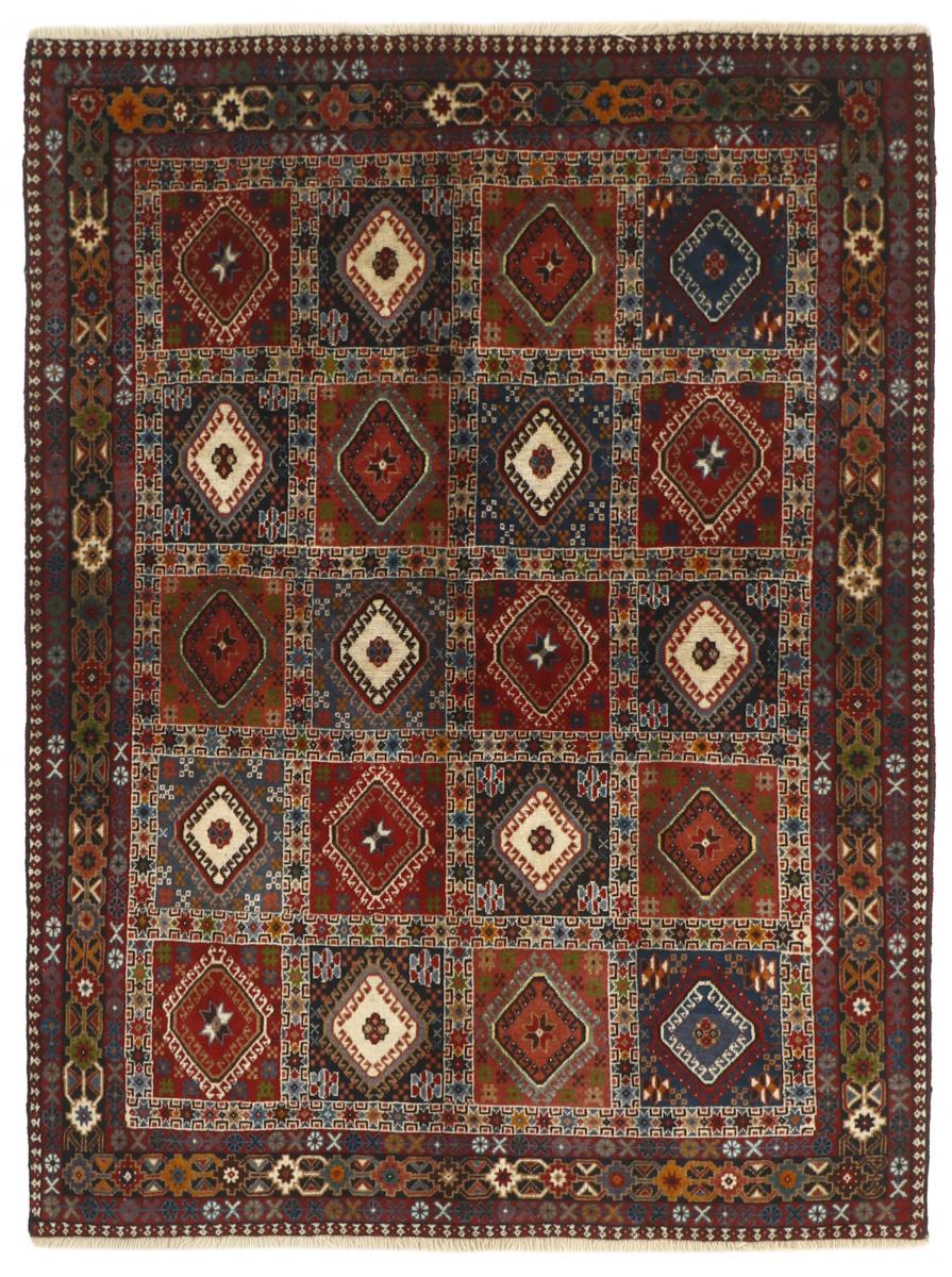 Tapis persan Yalameh 198x149 198x149, Tapis persan Noué à la main