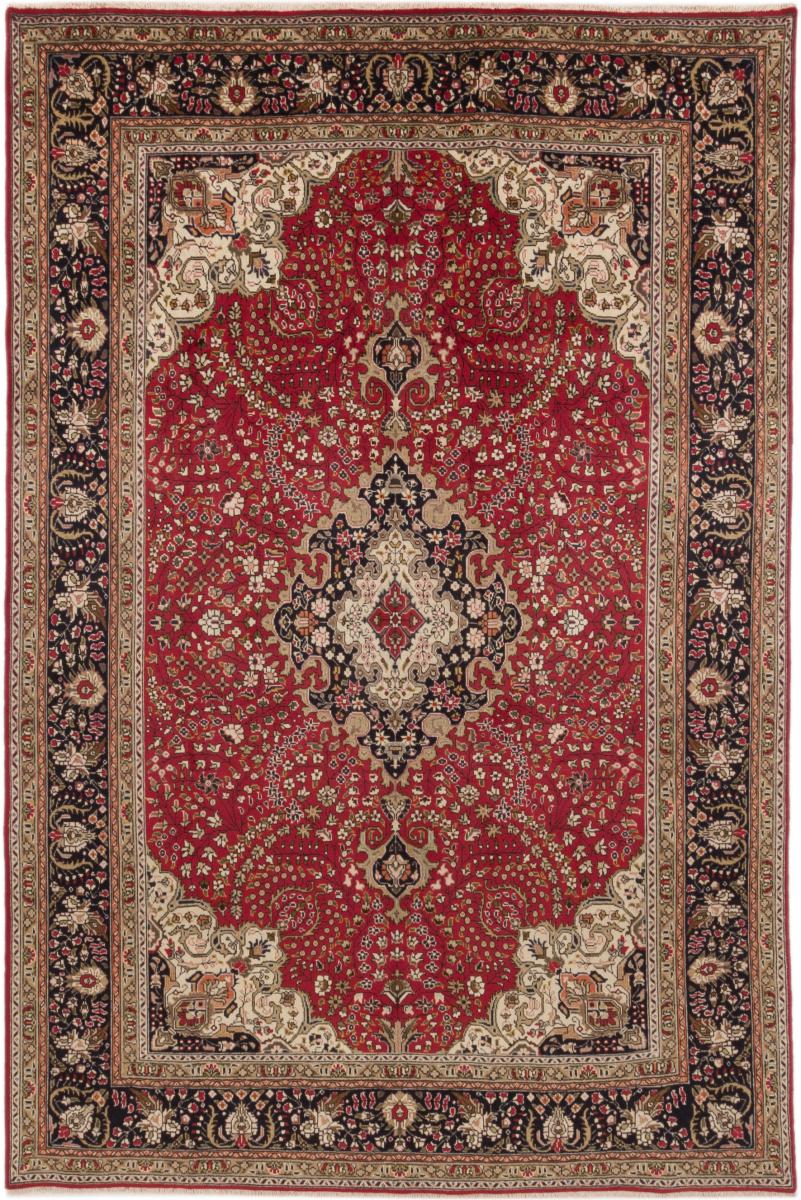 Tappeto persiano Tabriz 9'9"x6'5" 9'9"x6'5", Tappeto persiano Annodato a mano