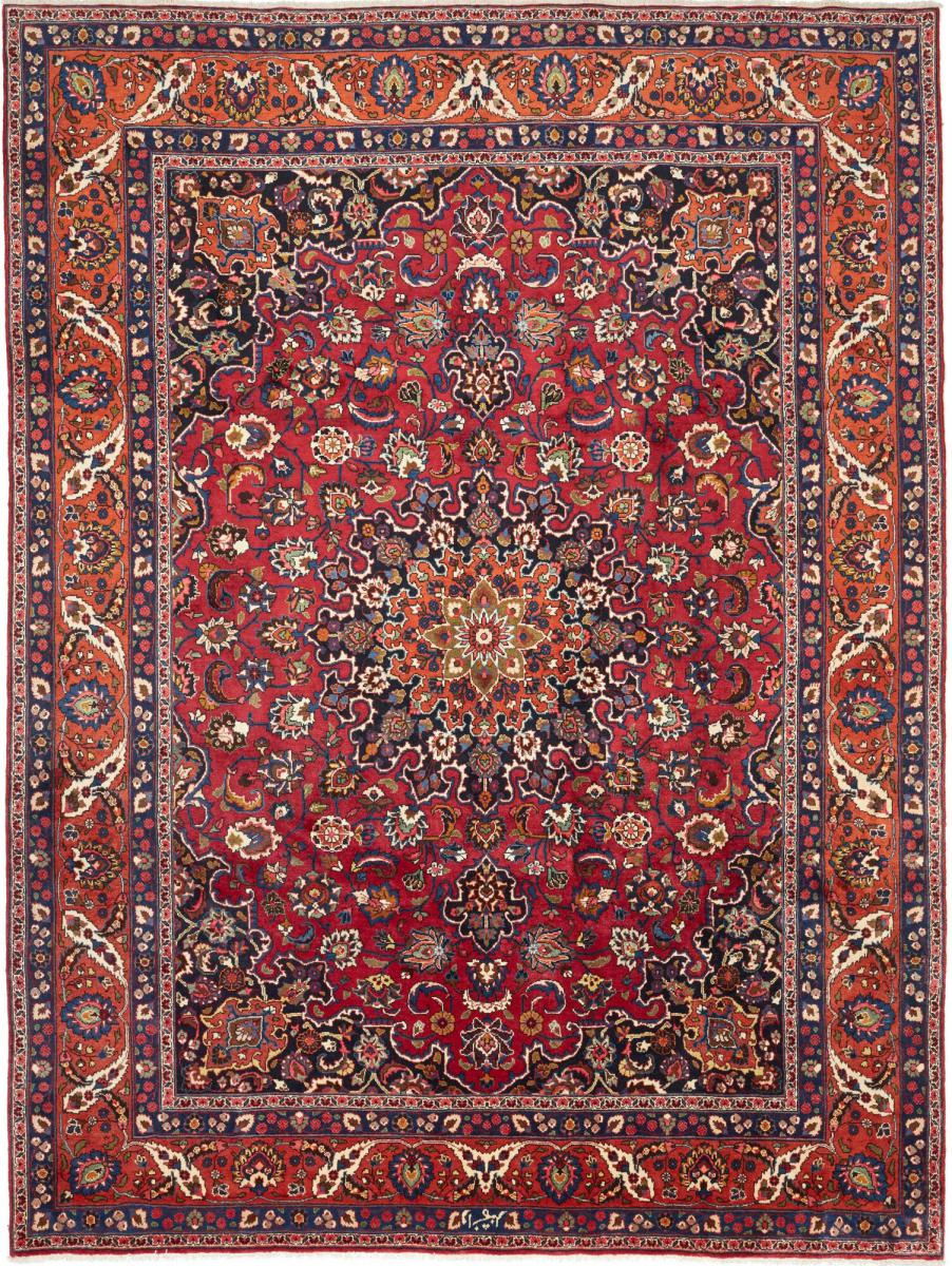 Persian Rug Mashhad 10'11"x8'2" 10'11"x8'2", Persian Rug Knotted by hand