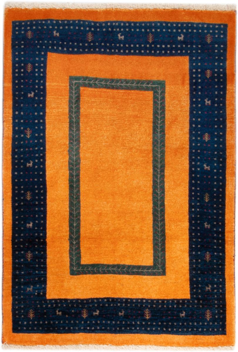 Tapis persan Persan Gabbeh Loribaft 147x101 147x101, Tapis persan Noué à la main