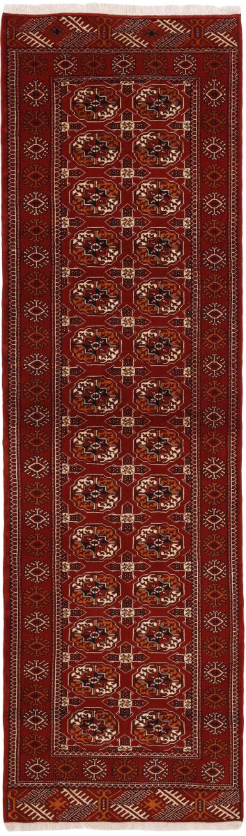 Perzisch tapijt Turkaman 299x87 299x87, Perzisch tapijt Handgeknoopte