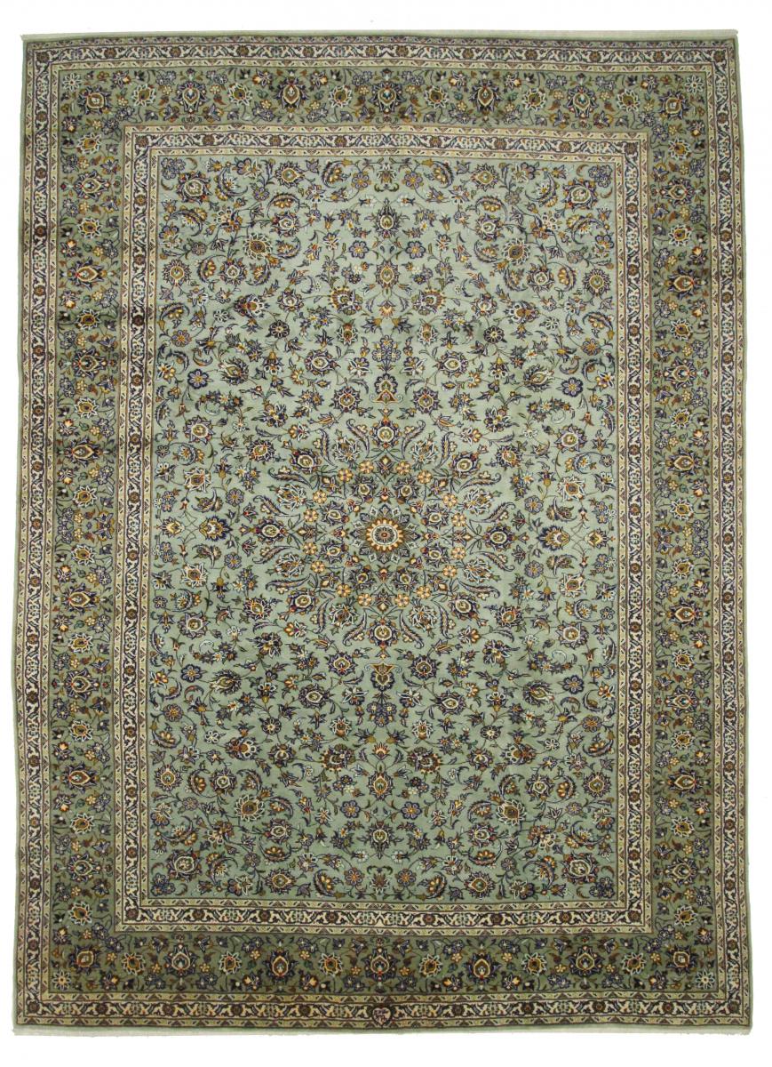 Persian Rug Keshan 13'5"x10'0" 13'5"x10'0", Persian Rug Knotted by hand