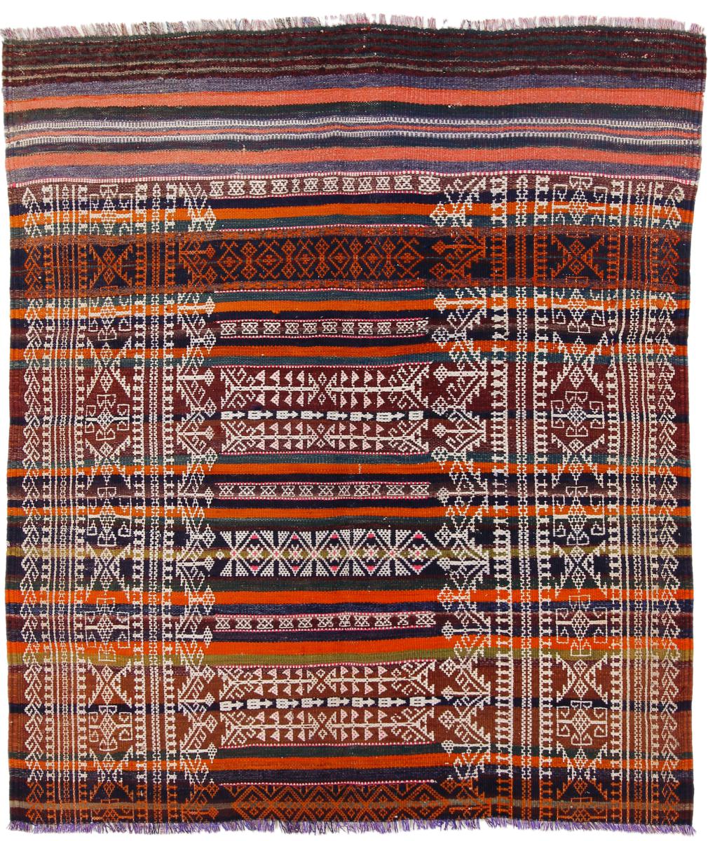 Afgán szőnyeg Kilim Afgán Antik 5'3"x4'3" 5'3"x4'3", Perzsa szőnyeg szőttesek