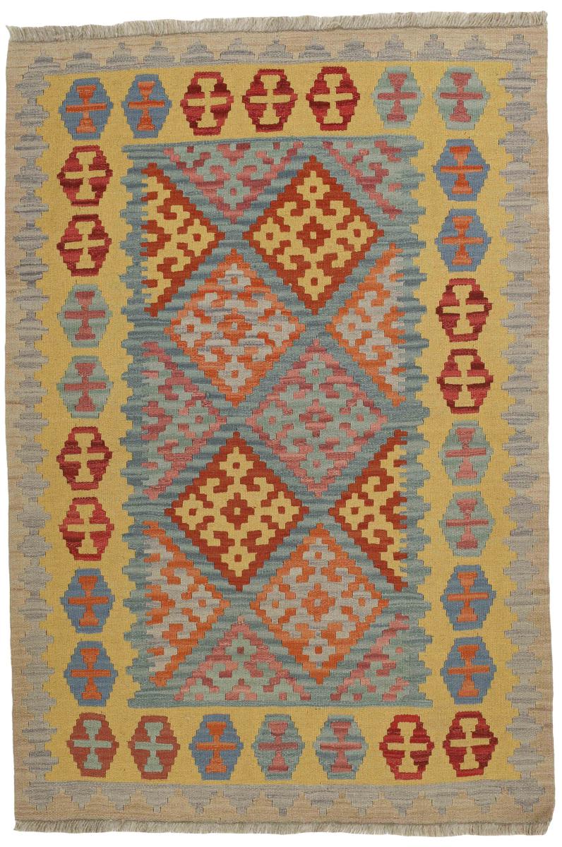 Persian Rug Kilim Fars 5'11"x4'0" 5'11"x4'0", Persian Rug Woven by hand