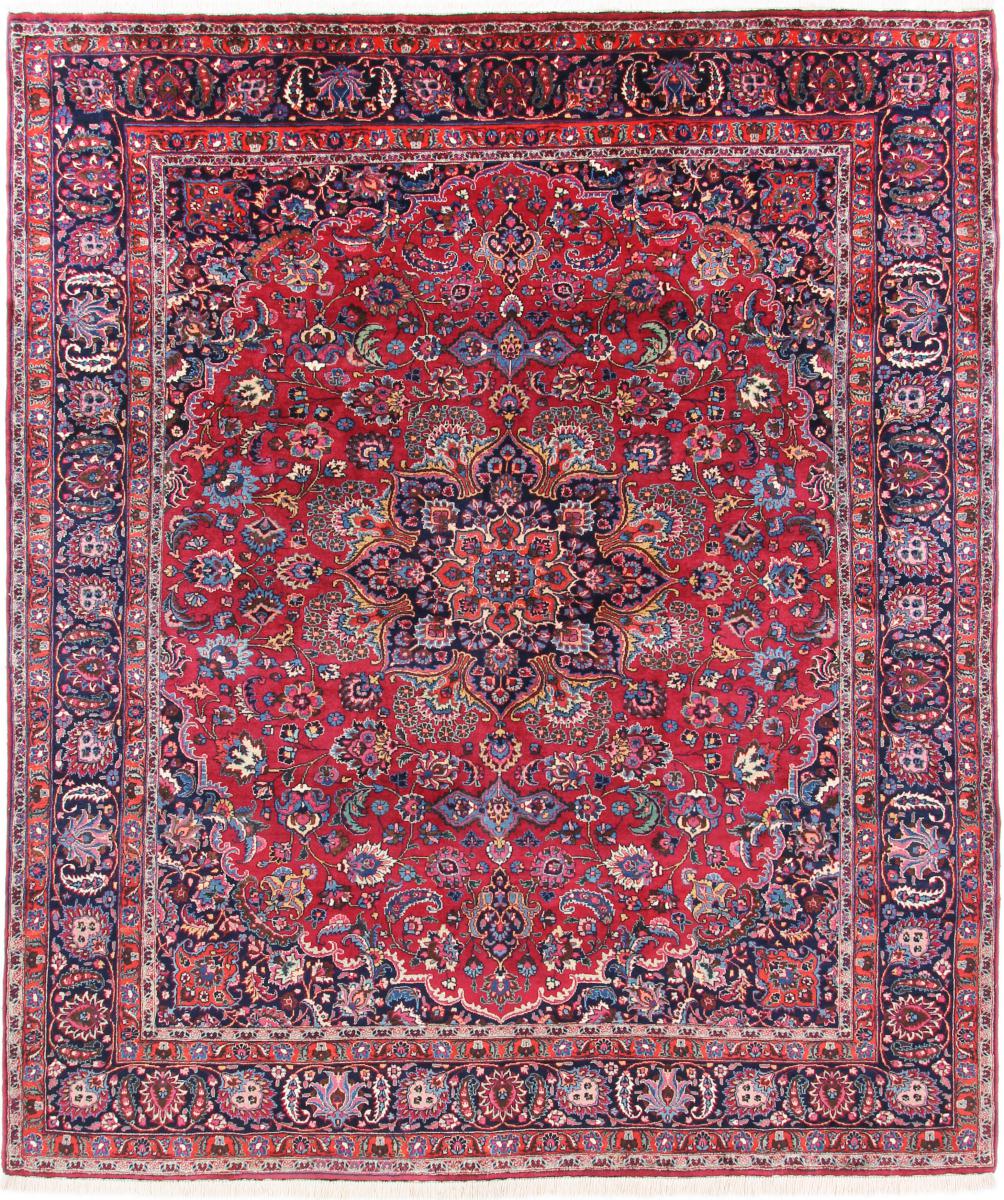 Perserteppich Mashhad 10'3"x8'9" 10'3"x8'9", Perserteppich Handgeknüpft