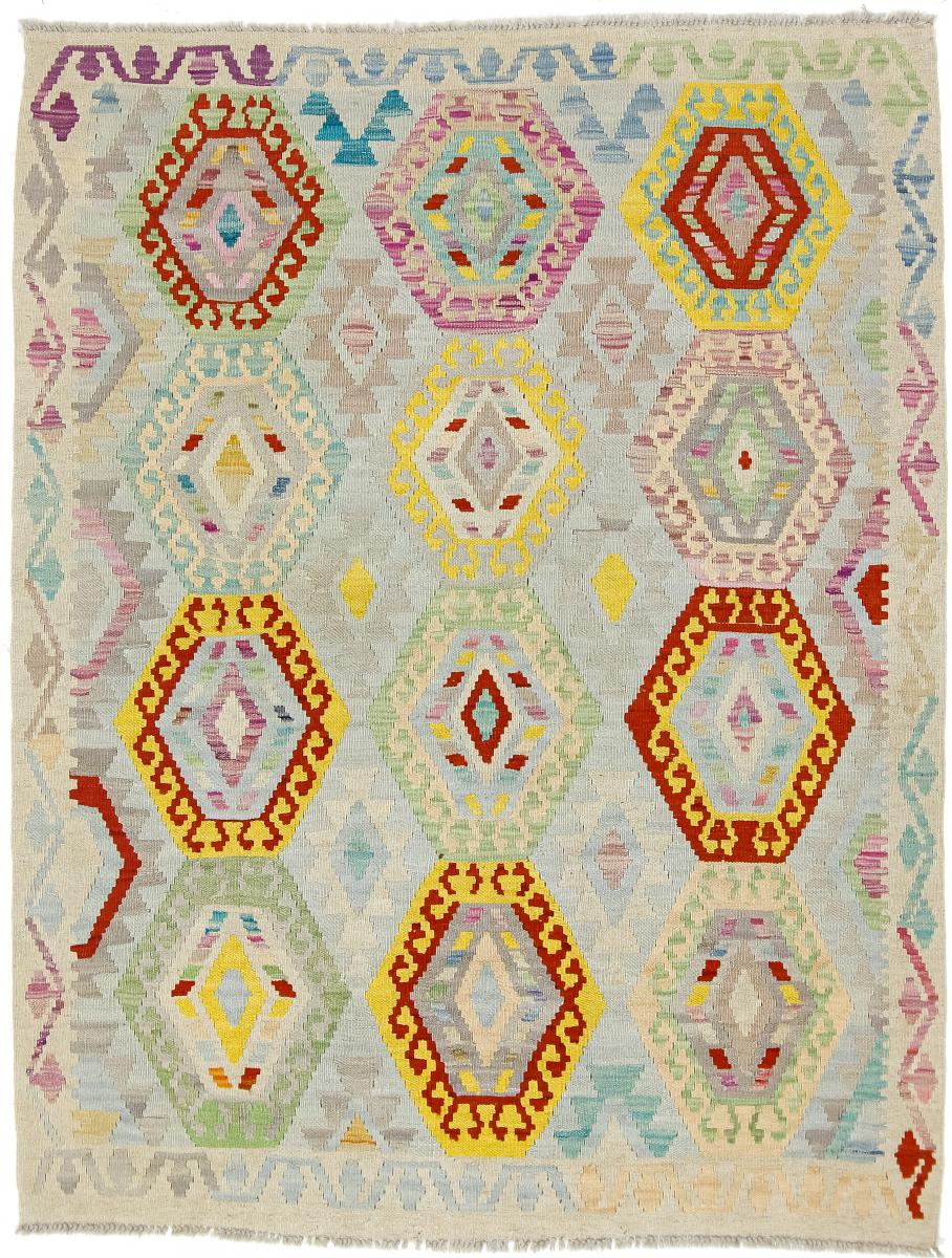 Afghanischer Teppich Kelim Afghan 5'6"x4'4" 5'6"x4'4", Perserteppich Handgewebt