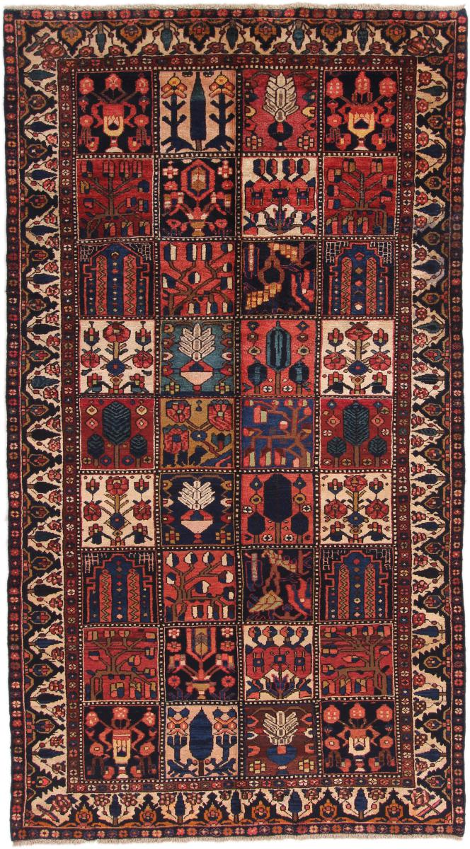 Persian Rug Bakhtiari 9'11"x5'6" 9'11"x5'6", Persian Rug Knotted by hand
