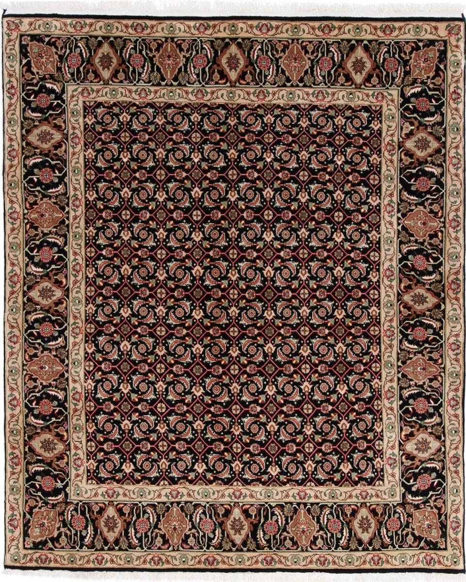 Tapete persa Tabriz 40Raj 204x166 204x166, Tapete persa Atado à mão