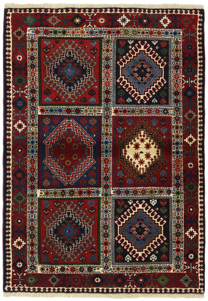Persisk matta Yalameh 143x100 143x100, Persisk matta Knuten för hand