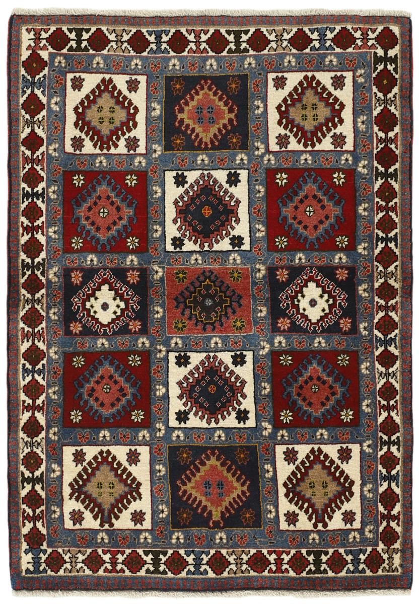 Persian Rug Yalameh 4'8"x3'4" 4'8"x3'4", Persian Rug Knotted by hand