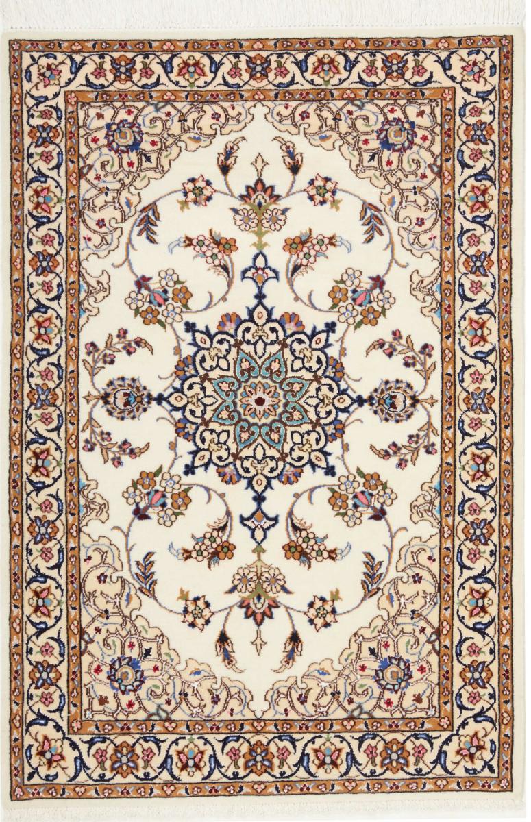 Persian Rug Nain 6La 3'2"x2'2" 3'2"x2'2", Persian Rug Knotted by hand