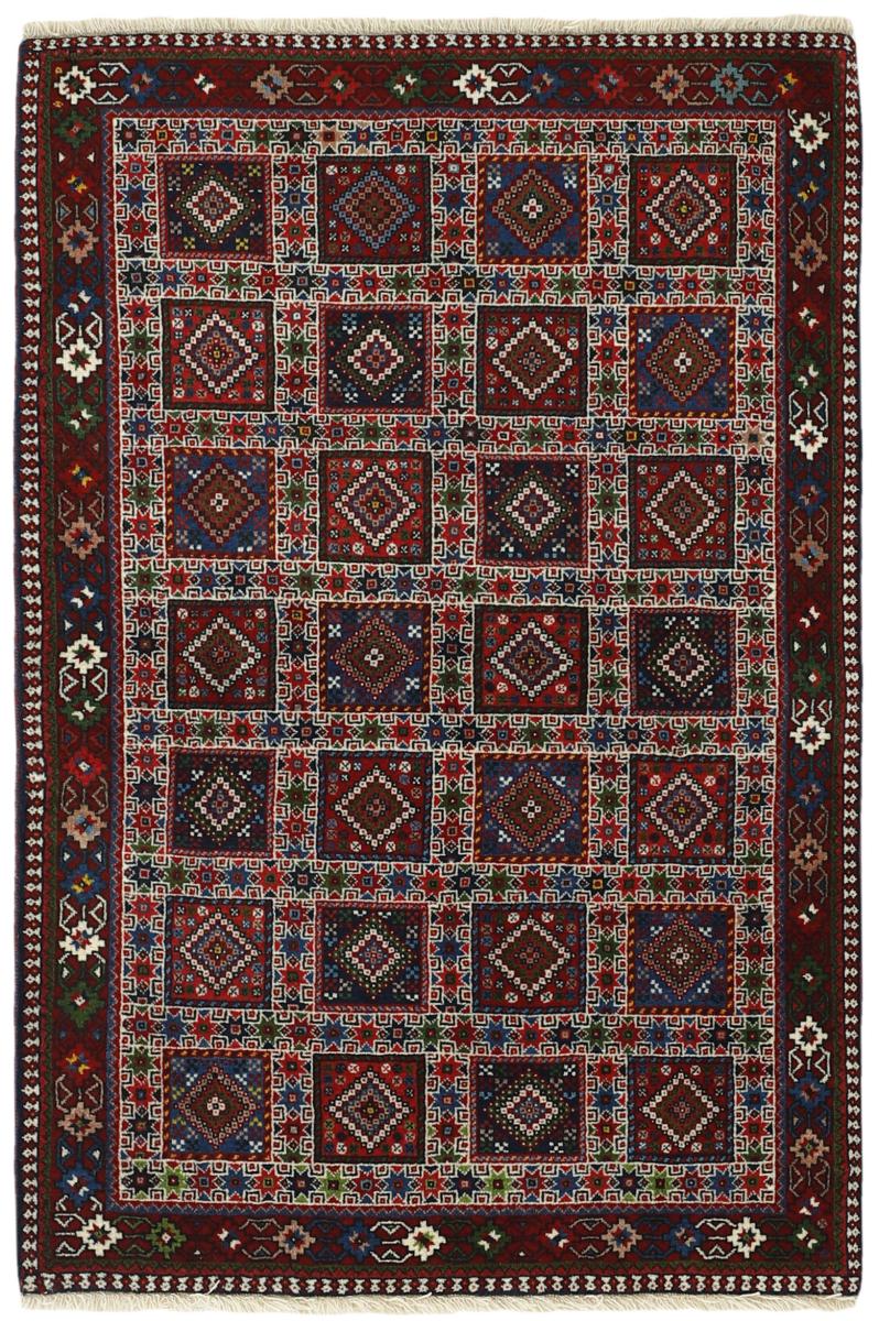 Persisk tæppe Yalameh 152x100 152x100, Persisk tæppe Knyttet i hånden