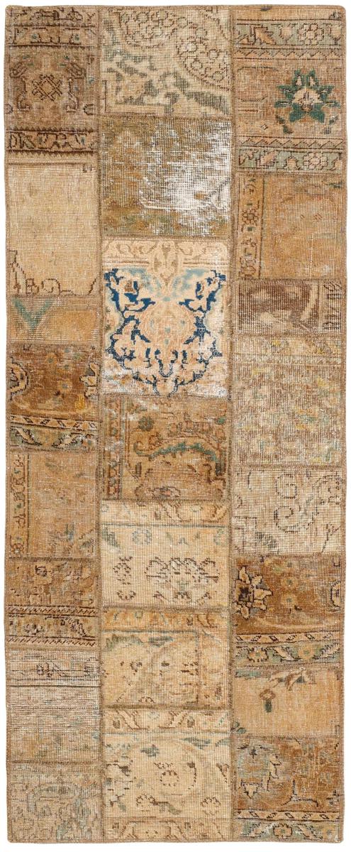 Persian Rug Patchwork 211x75 211x75, Persian Rug Knotted by hand