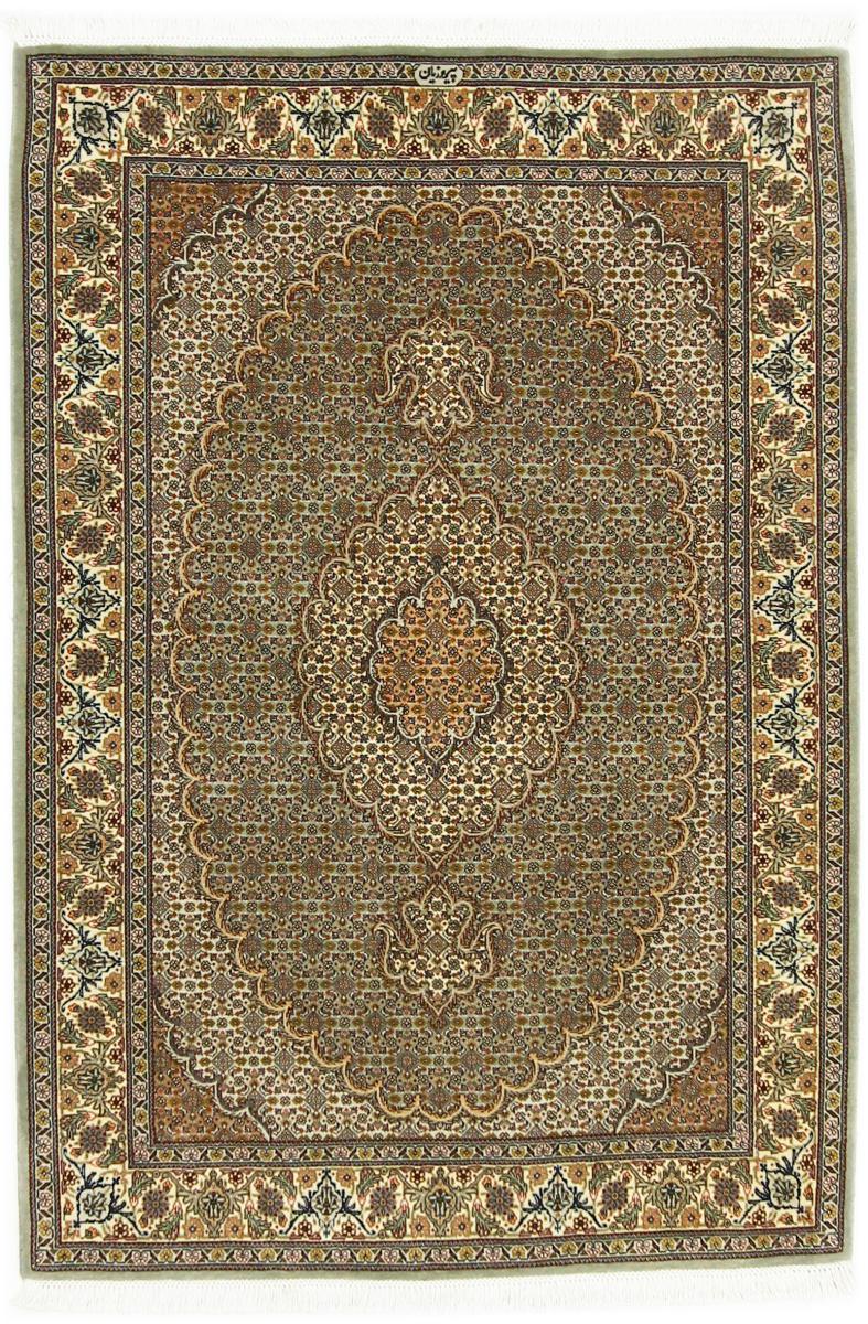 Perzisch tapijt Tabriz Mahi 4'10"x3'4" 4'10"x3'4", Perzisch tapijt Handgeknoopte