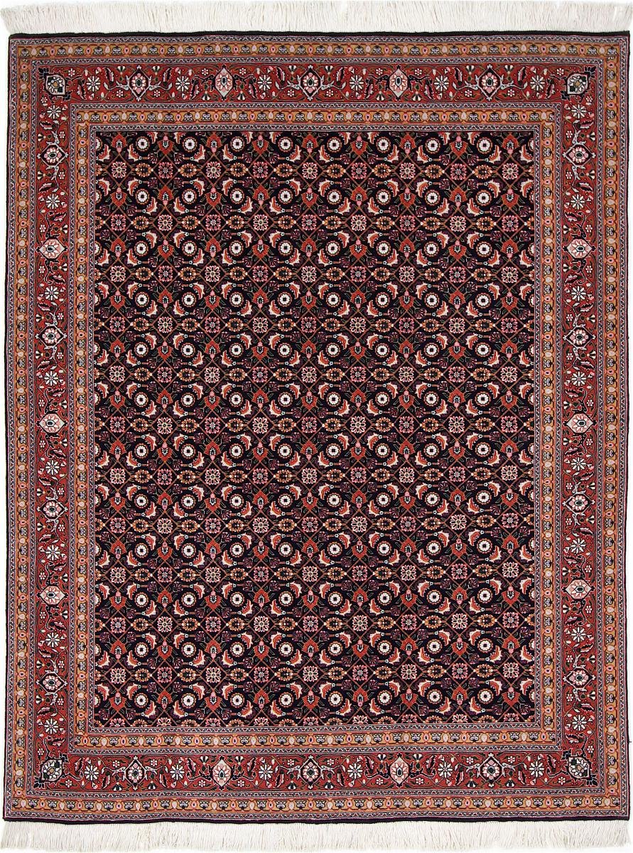 Persian Rug Tabriz 50Raj 6'6"x5'1" 6'6"x5'1", Persian Rug Knotted by hand