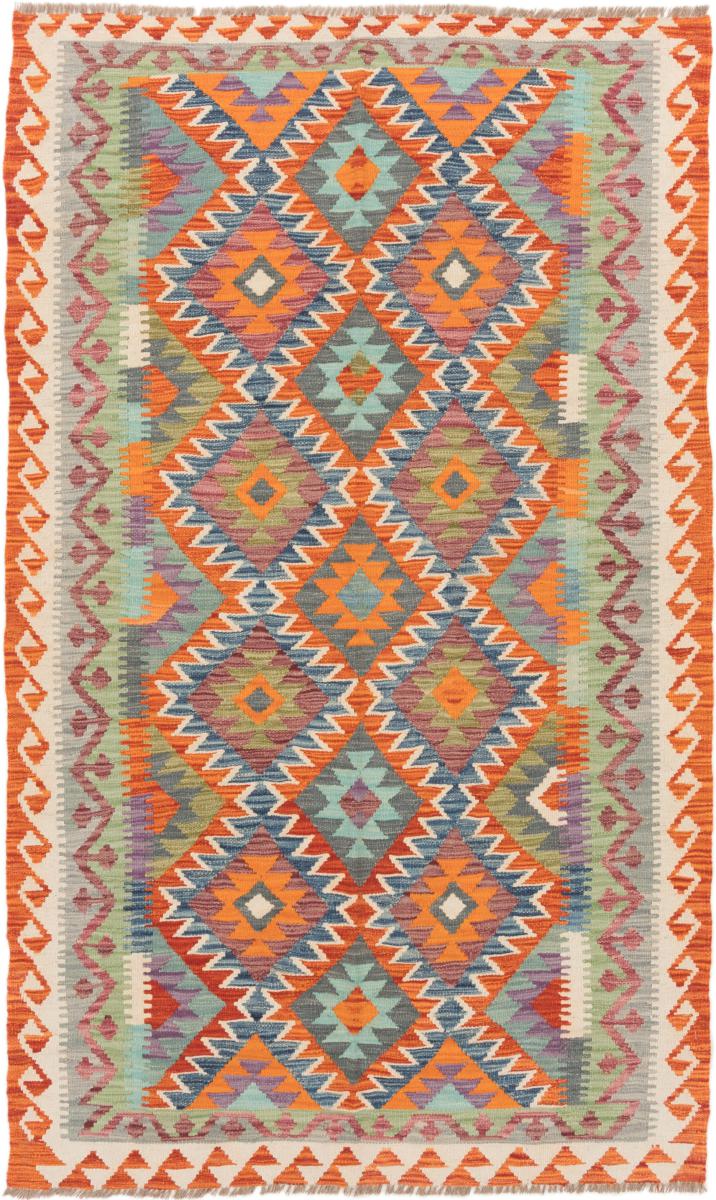 Afghansk teppe Kelim Afghan 203x124 203x124, Persisk teppe Handwoven 