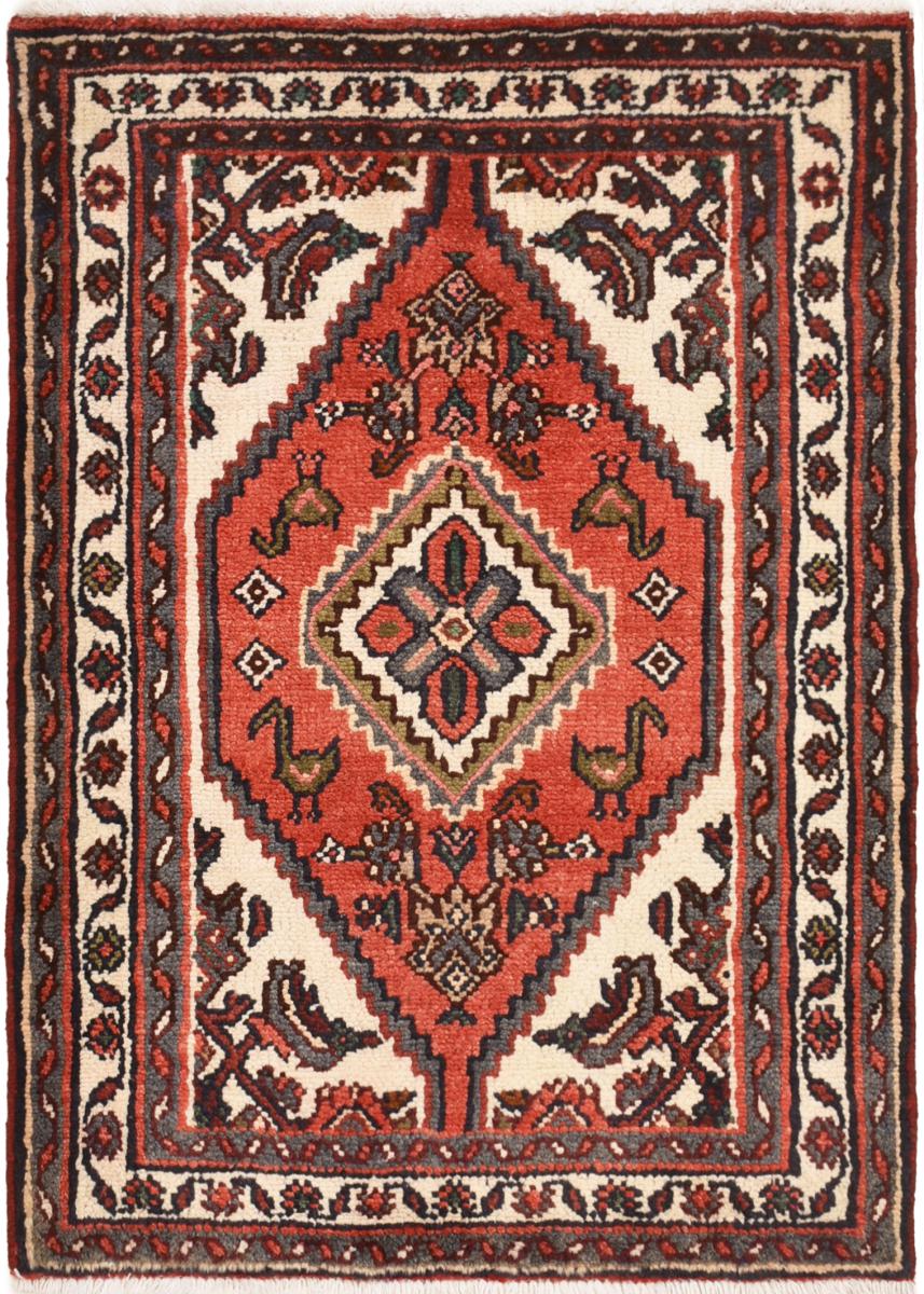 Persian Rug Hamadan 95x71 95x71, Persian Rug Knotted by hand