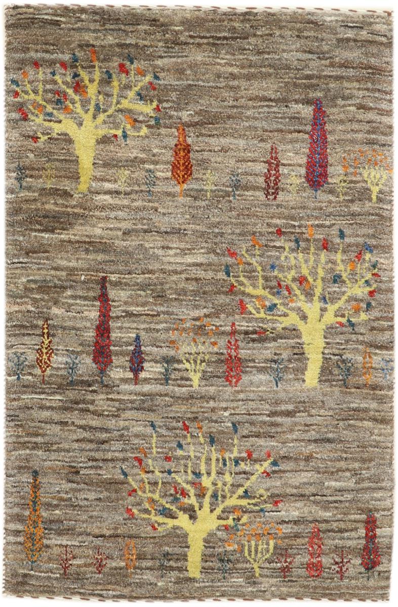 Persian Rug Persian Gabbeh Loribaft Nature 95x65 95x65, Persian Rug Knotted by hand