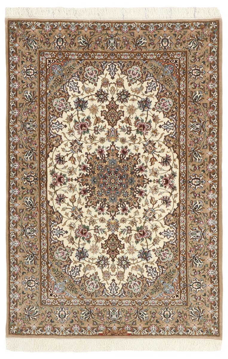 Persian Rug Isfahan Silk Warp 173x111 173x111, Persian Rug Knotted by hand