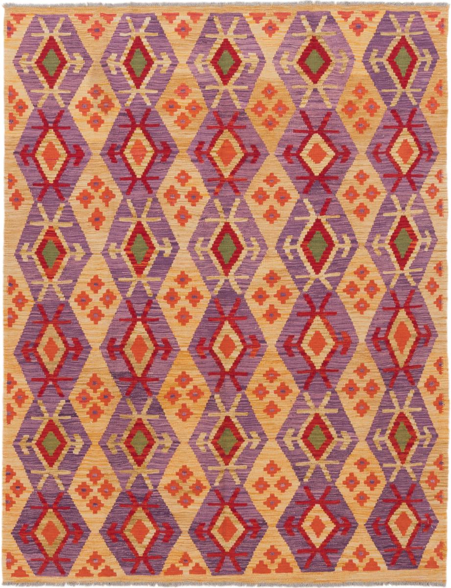 Afghanischer Teppich Kelim Afghan 201x156 201x156, Perserteppich Handgewebt