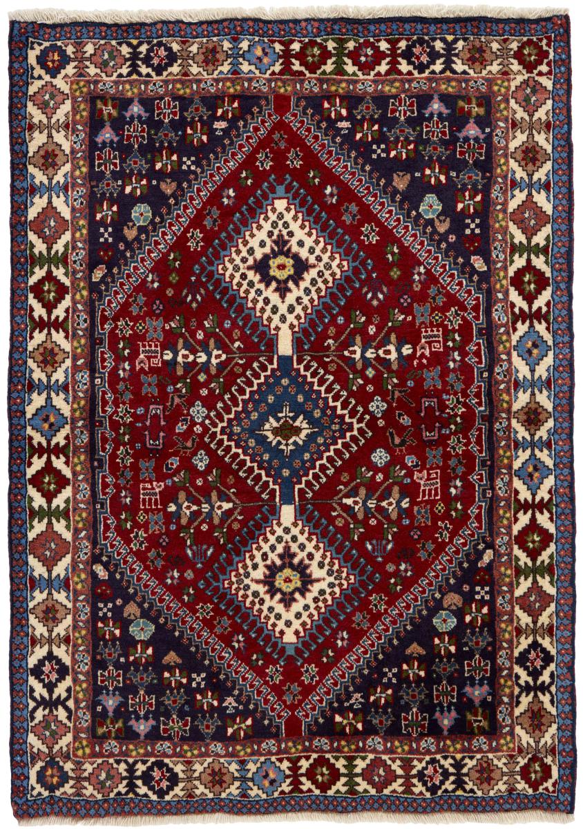 Tapis persan Yalameh 149x106 149x106, Tapis persan Noué à la main