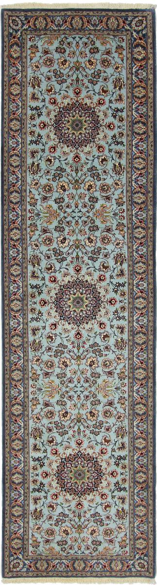 Perserteppich Isfahan Seidenkette 315x84 315x84, Perserteppich Handgeknüpft