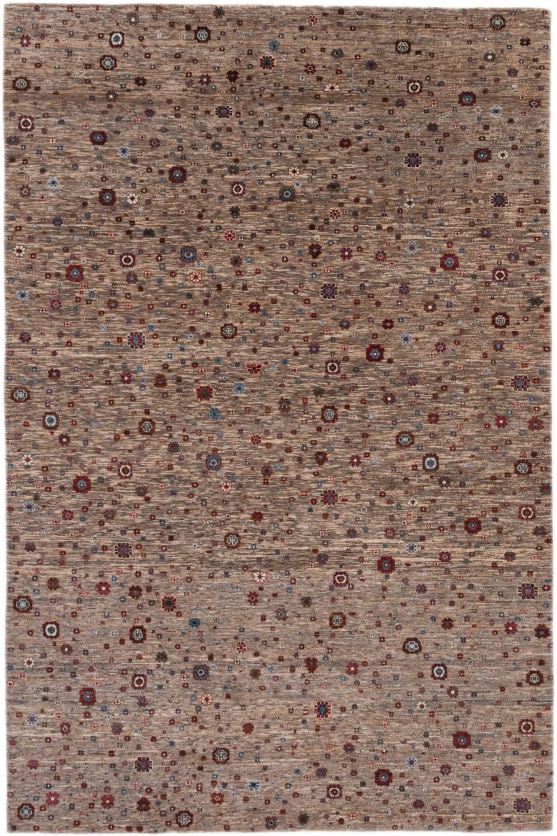 Tapis indien Gabbeh Loribaft 296x198 296x198, Tapis persan Noué à la main