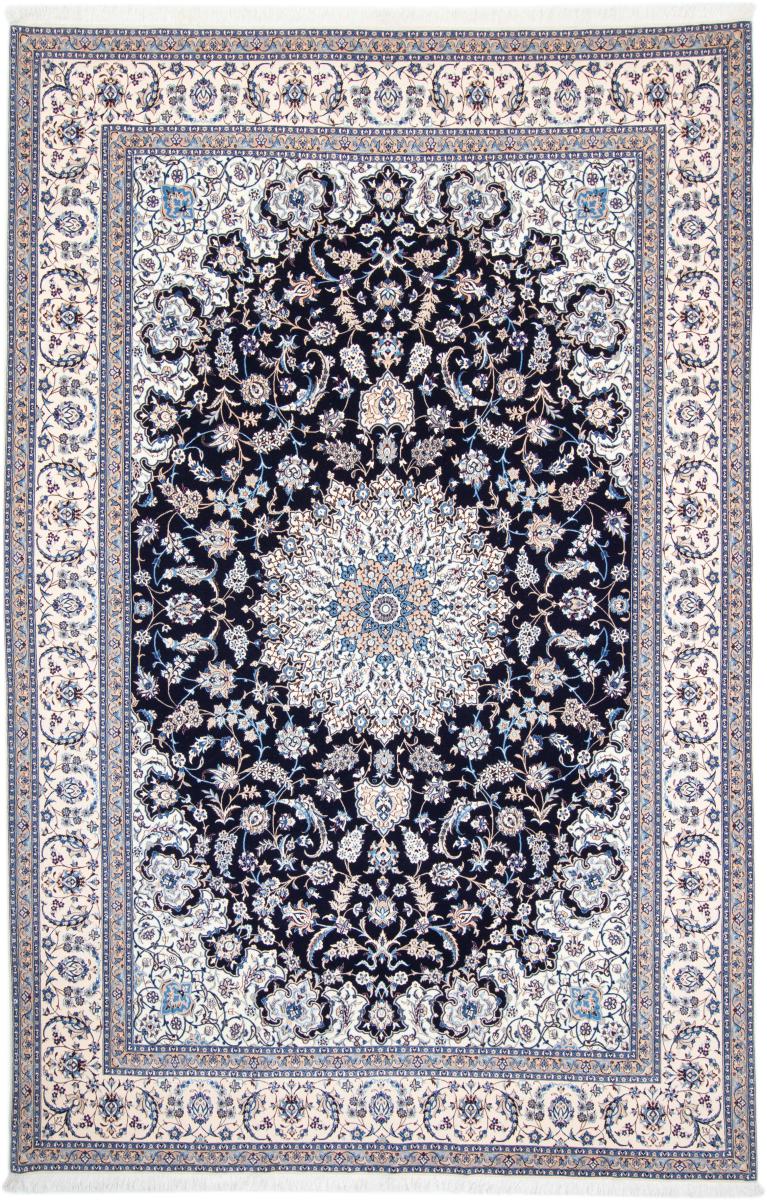 Persian Rug Nain 6La 10'8"x6'11" 10'8"x6'11", Persian Rug Knotted by hand
