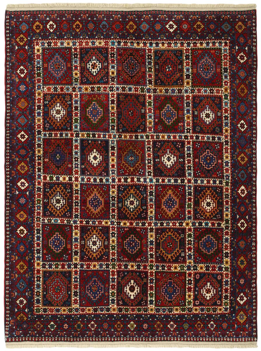 Tapis persan Yalameh 201x154 201x154, Tapis persan Noué à la main