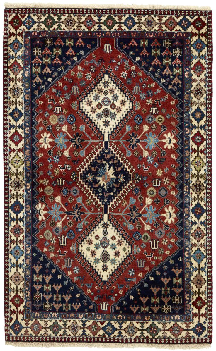 Tapis persan Yalameh 167x102 167x102, Tapis persan Noué à la main