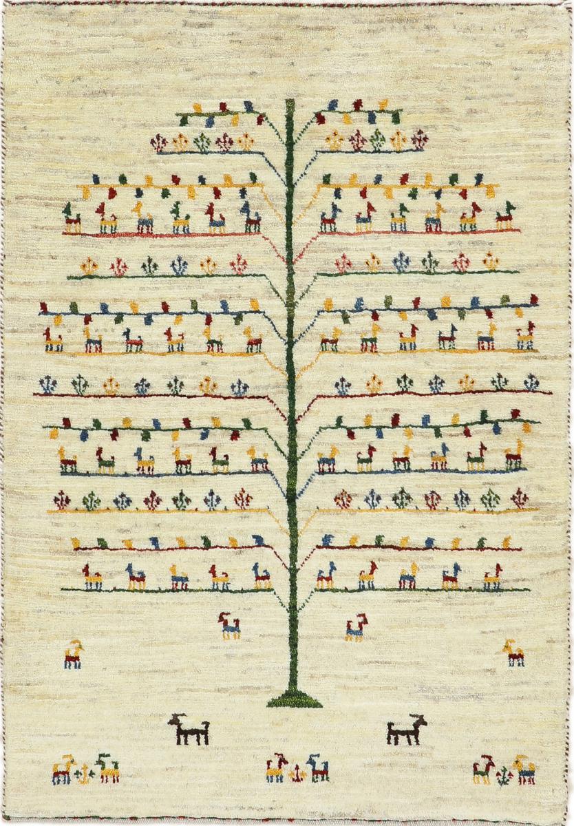Perzisch tapijt Perzisch Gabbeh Loribaft Nature 98x68 98x68, Perzisch tapijt Handgeknoopte