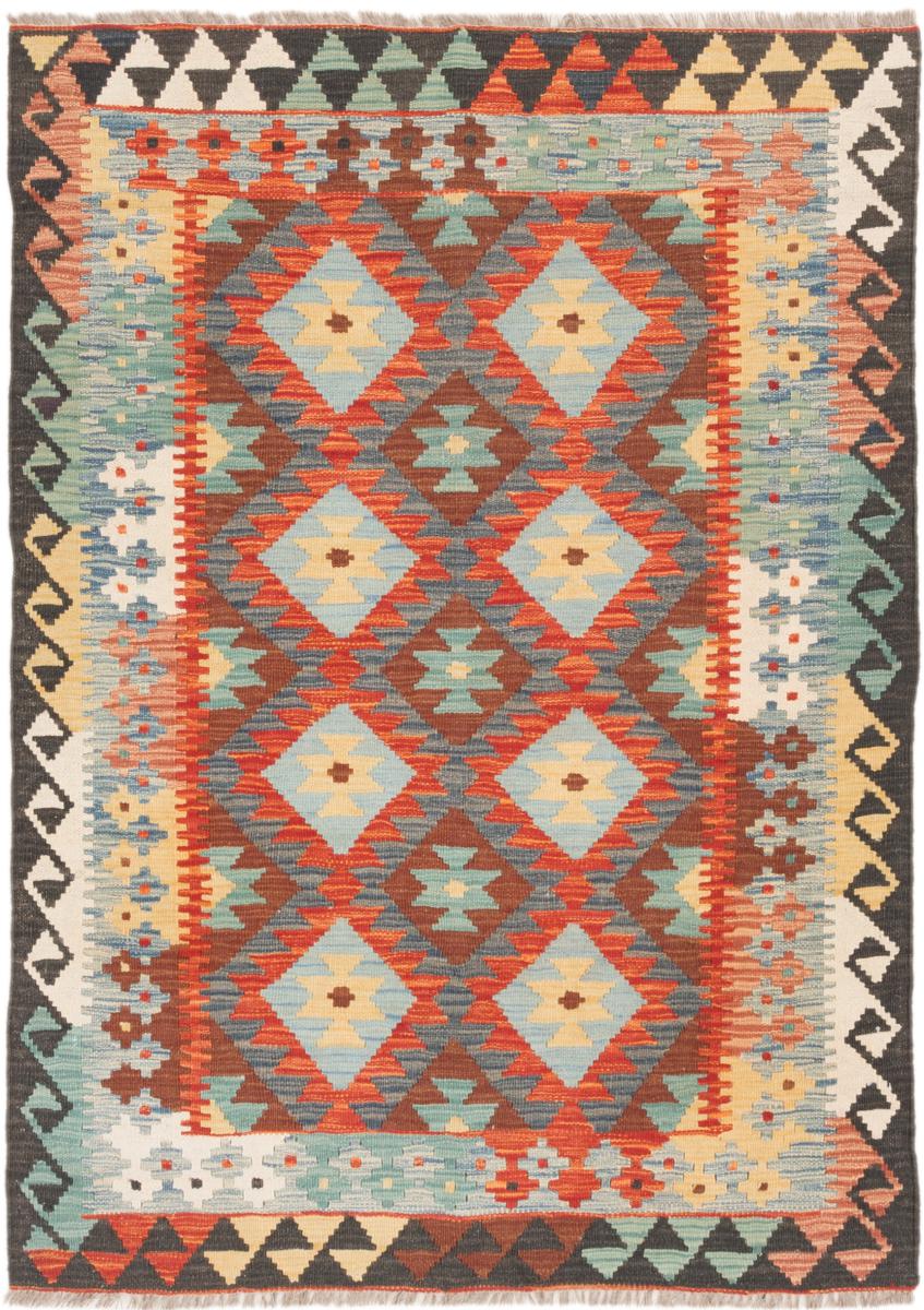 Afganistan-matto Kelim Afghan 144x101 144x101, Persialainen matto kudottu