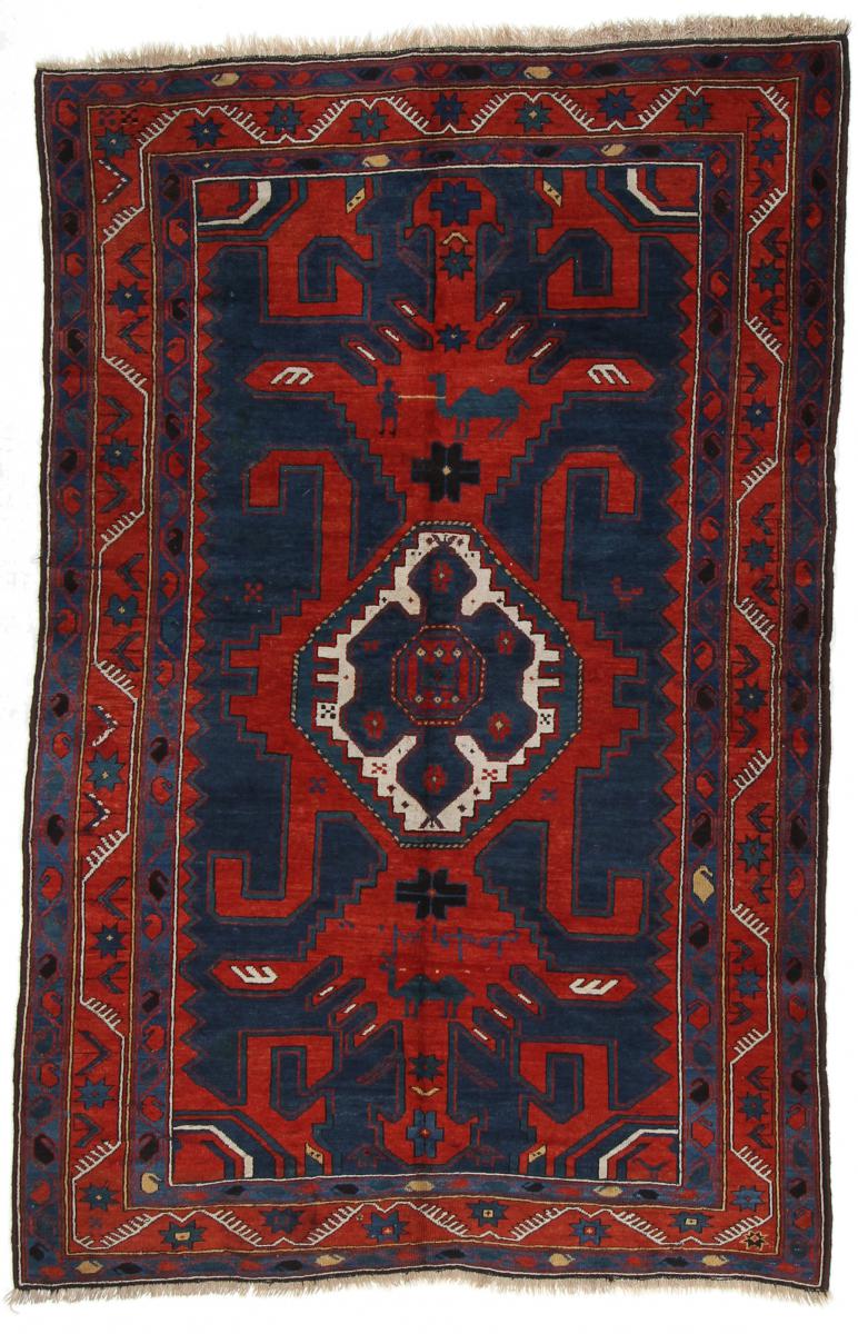 Russian rug Kazak Antique 8'4"x5'5" 8'4"x5'5", Persian Rug Knotted by hand