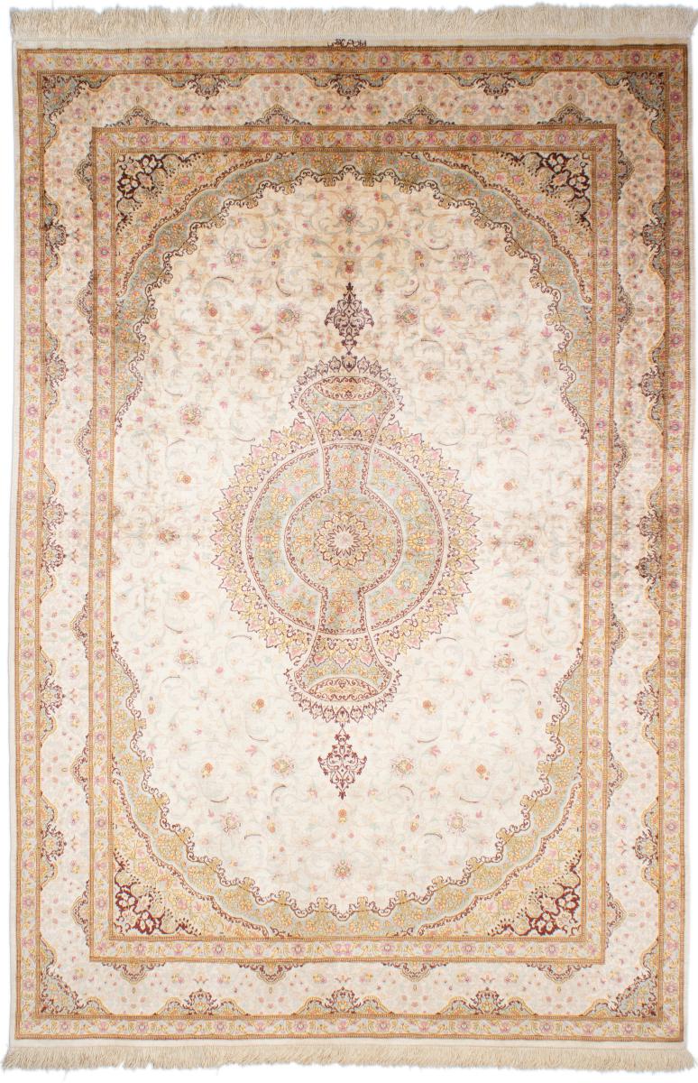  ペルシャ絨毯 クム シルク 234x158 234x158,  ペルシャ絨毯 手織り