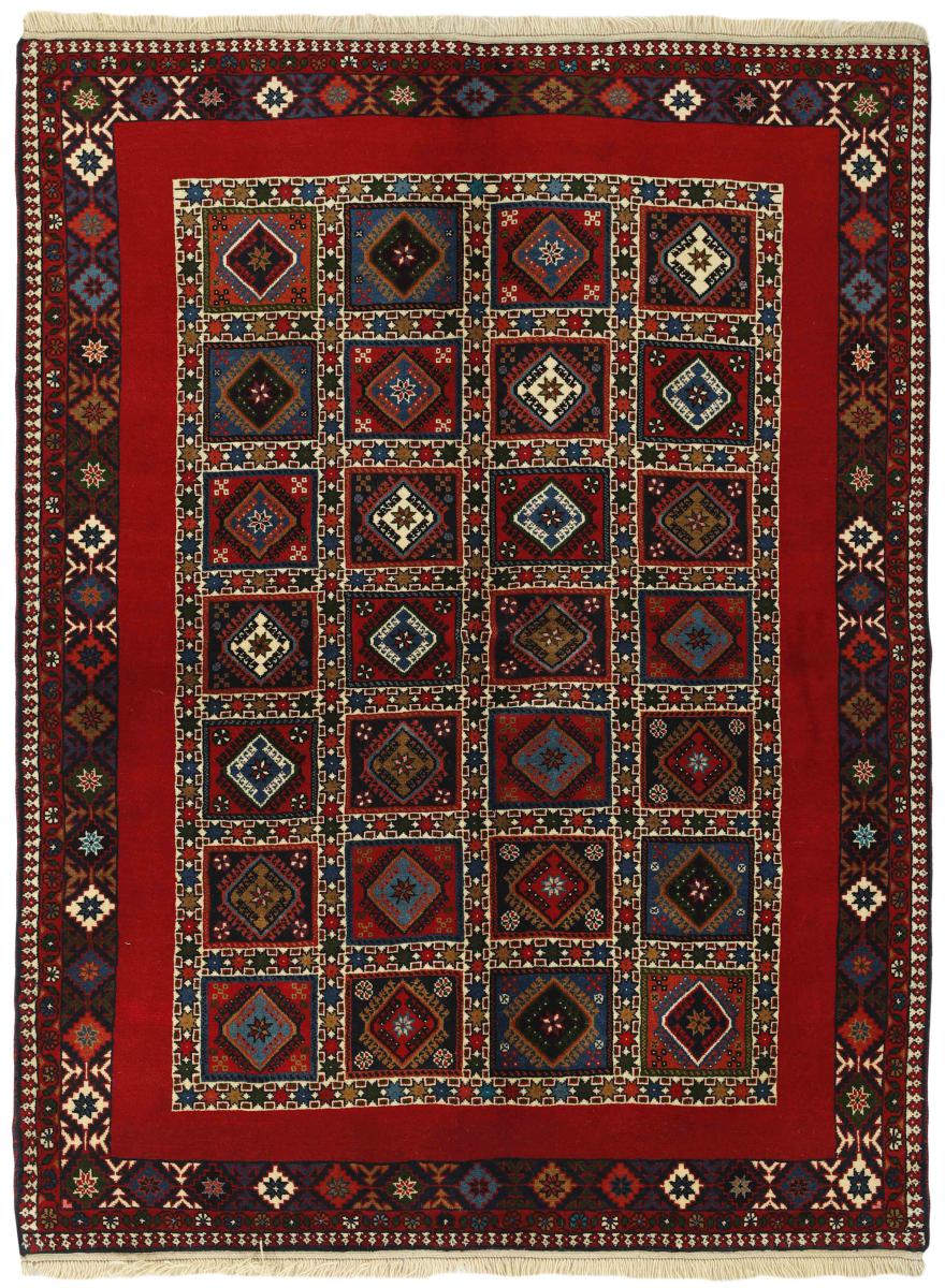 Persian Rug Yalameh 195x152 195x152, Persian Rug Knotted by hand