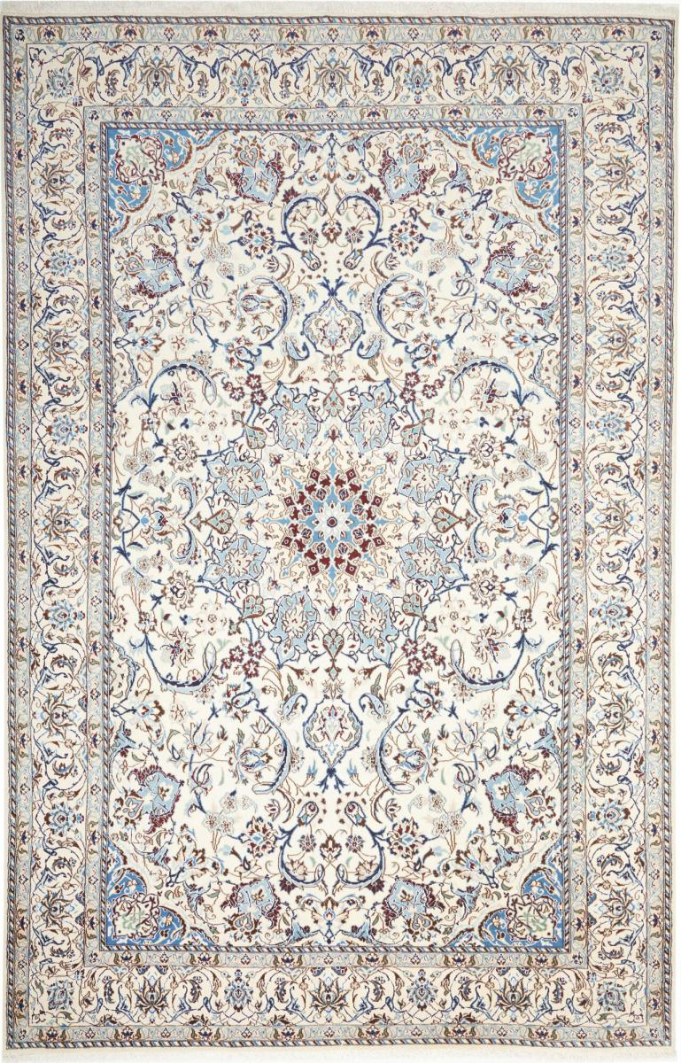 Persian Rug Nain 9La 10'6"x6'9" 10'6"x6'9", Persian Rug Knotted by hand