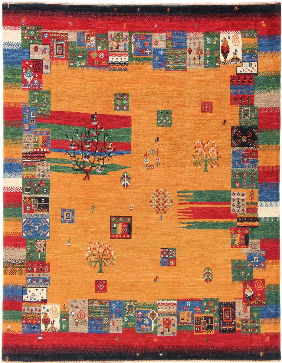Perzisch tapijt Perzisch Gabbeh Loribaft Nowbaft 6'4"x4'10" 6'4"x4'10", Perzisch tapijt Handgeknoopte