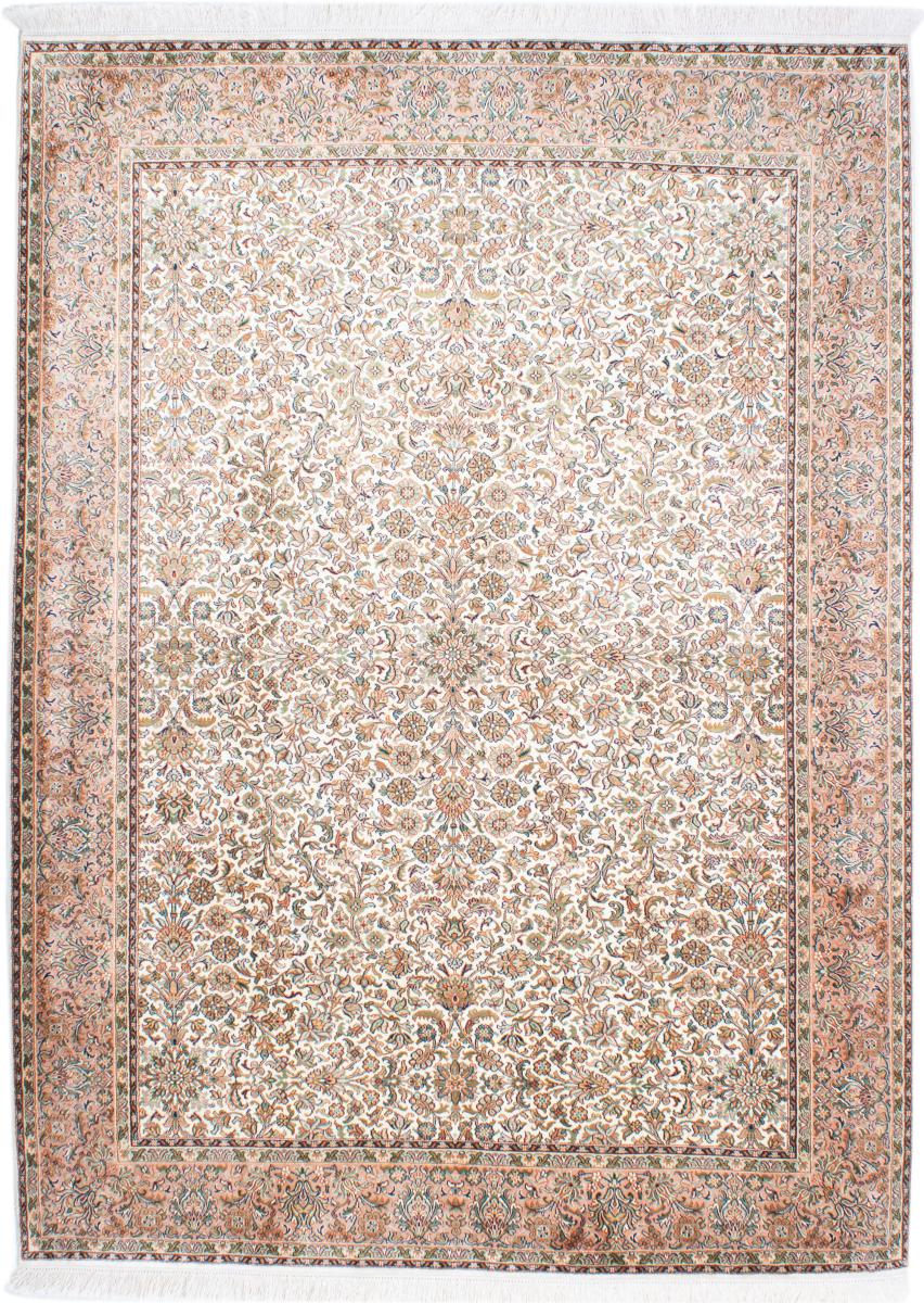 Indo rug Kashmir Silk 241x178 241x178, Persian Rug Knotted by hand