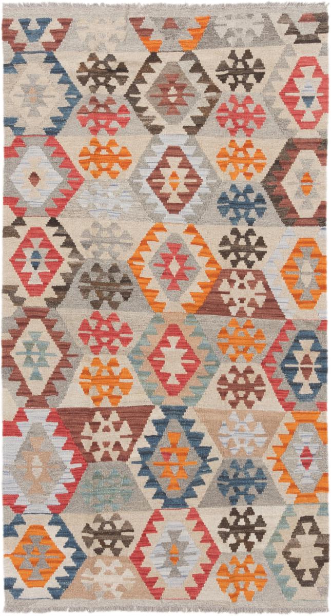 Tapete afegão Kilim Afegão 196x107 196x107, Tapete persa Tecido à mão