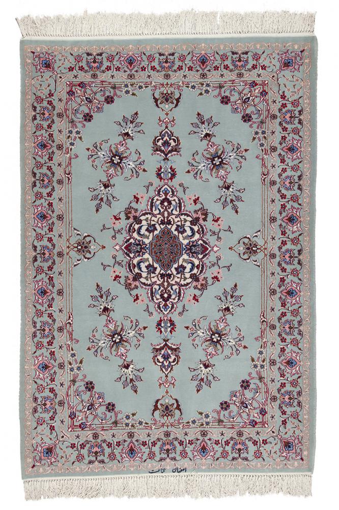 Persisk matta Isfahan Sherkat Silkesvarp 155x105 155x105, Persisk matta Knuten för hand