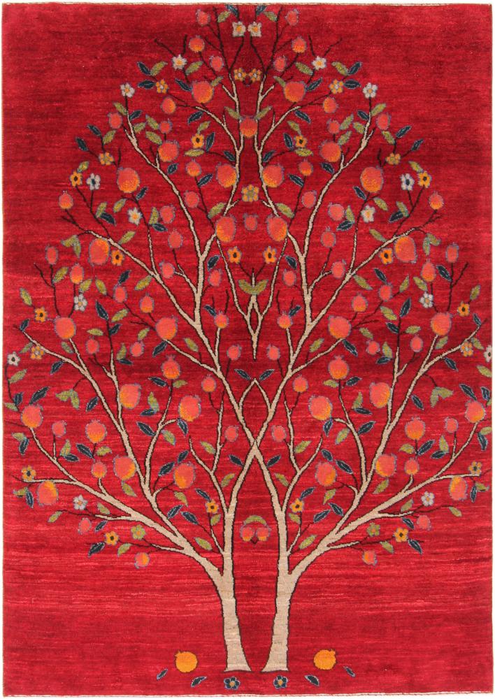 Tapis persan Persan Gabbeh Loribaft Nature 206x145 206x145, Tapis persan Noué à la main