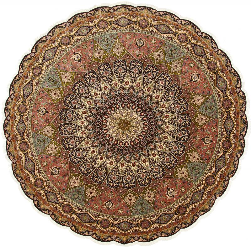 Perzisch tapijt Tabriz 50Raj 249x249 249x249, Perzisch tapijt Handgeknoopte