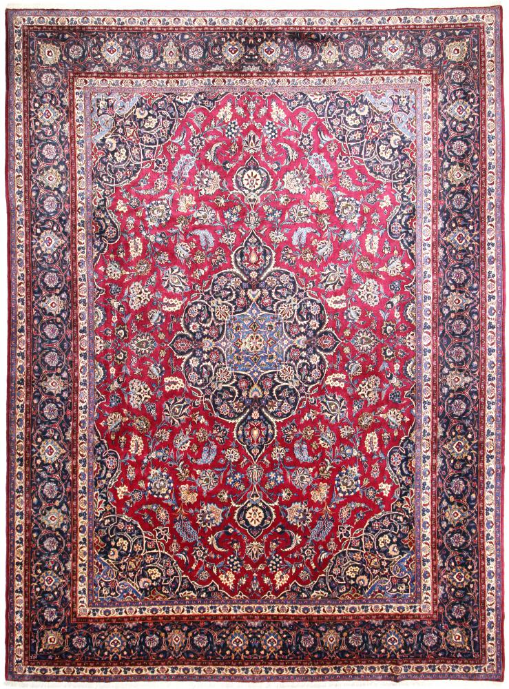  ペルシャ絨毯 カシャン アンティーク 14'0"x10'6" 14'0"x10'6",  ペルシャ絨毯 手織り