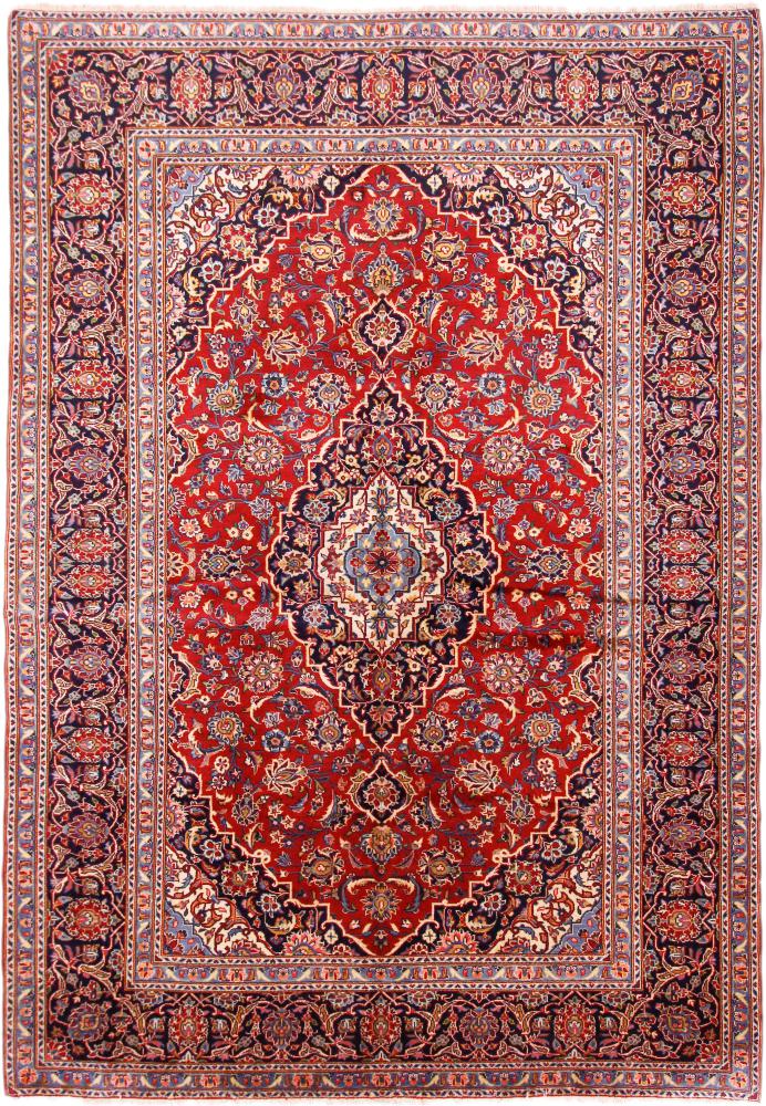 Persian Rug Keshan 307x214 307x214, Persian Rug Knotted by hand