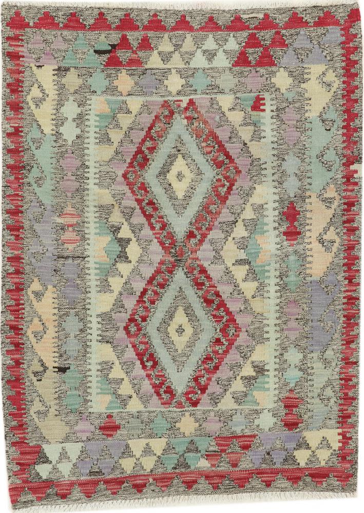 Afghanischer Teppich Kelim Afghan Heritage 4'3"x3'2" 4'3"x3'2", Perserteppich Handgewebt
