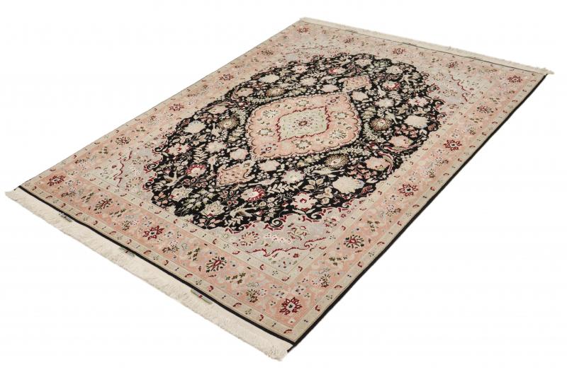 Perzisch tapijt Isfahan Zijden Pool 199x143 199x143, Perzisch tapijt Handgeknoopte